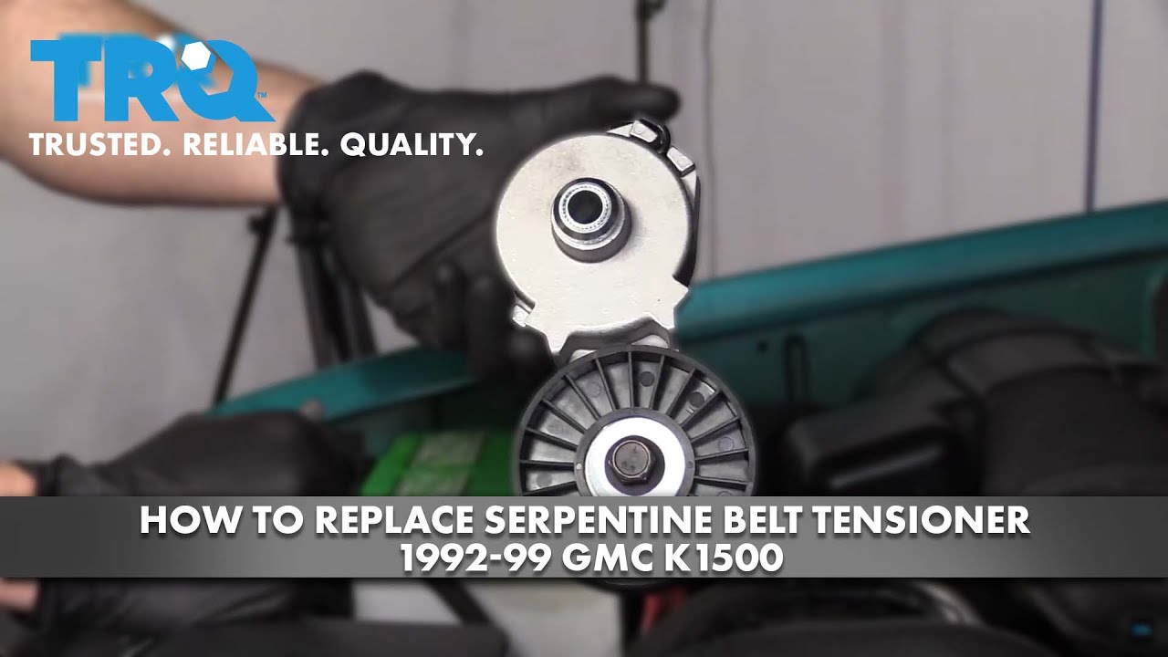 How To Replace Serpentine Belt Tensioner 1992-99 GMC K1500