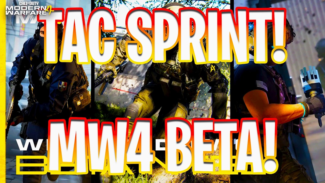 new MW4 TAC SPRINT CHANGES are SUS!