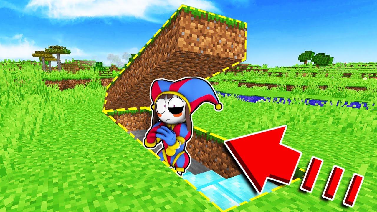DESCUBRO EL SECRETO DE POMNI THE AMAZING DIGITAL CIRCUS EN MINECRAFT