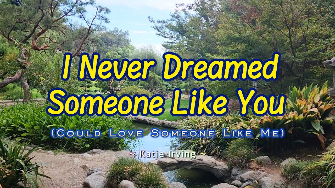 I NEVER DREAMED SOMEONE LIKE YOU (Could Love Someone Like Me) (Karaoke Version) - by Katie Irving