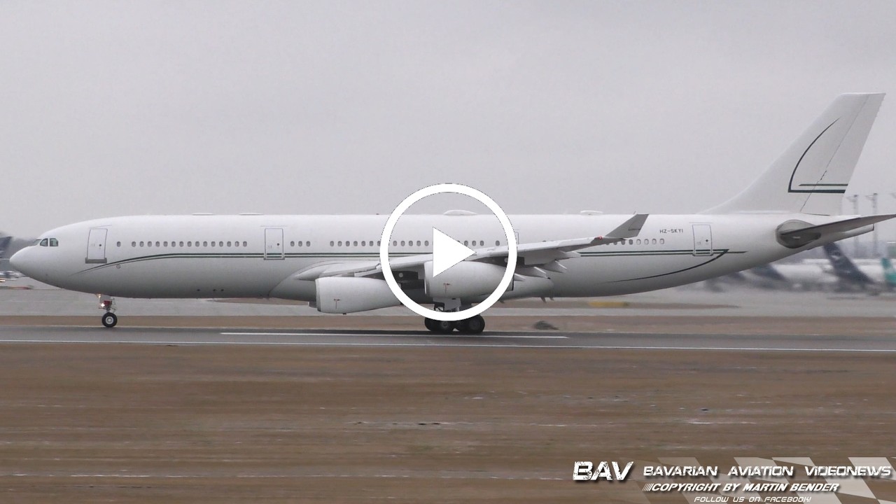 Airbus A340-200 - Alpha Star HZ-SKY1 - takeoff at Munich Airport | MSC2026