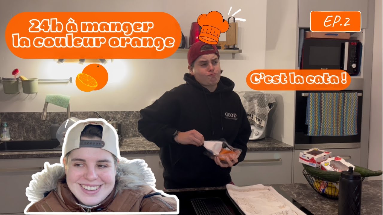 Je déteste cuisiner… alors j’ai mangé ORANGE pendant 24h 🍊(S2 EP2)