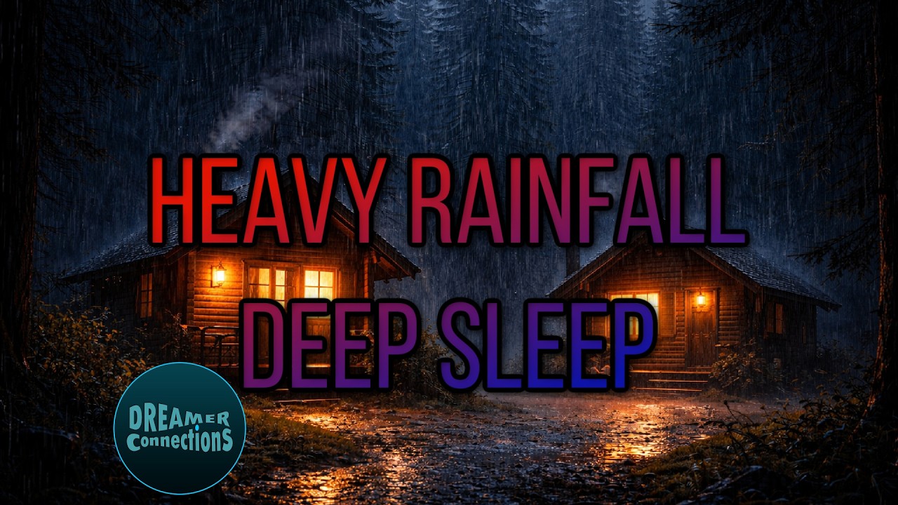 Heavy Rain for Relaxation, Calmness & Restful Sleep