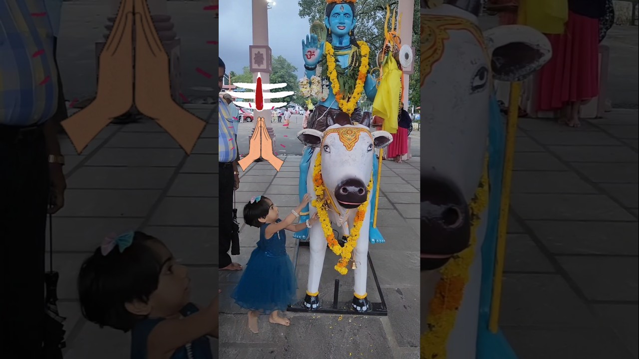 baby praying god 🙏 #god #lordshiva #hindu #shortsfeed #ytshorts #shorts #baby  #temple