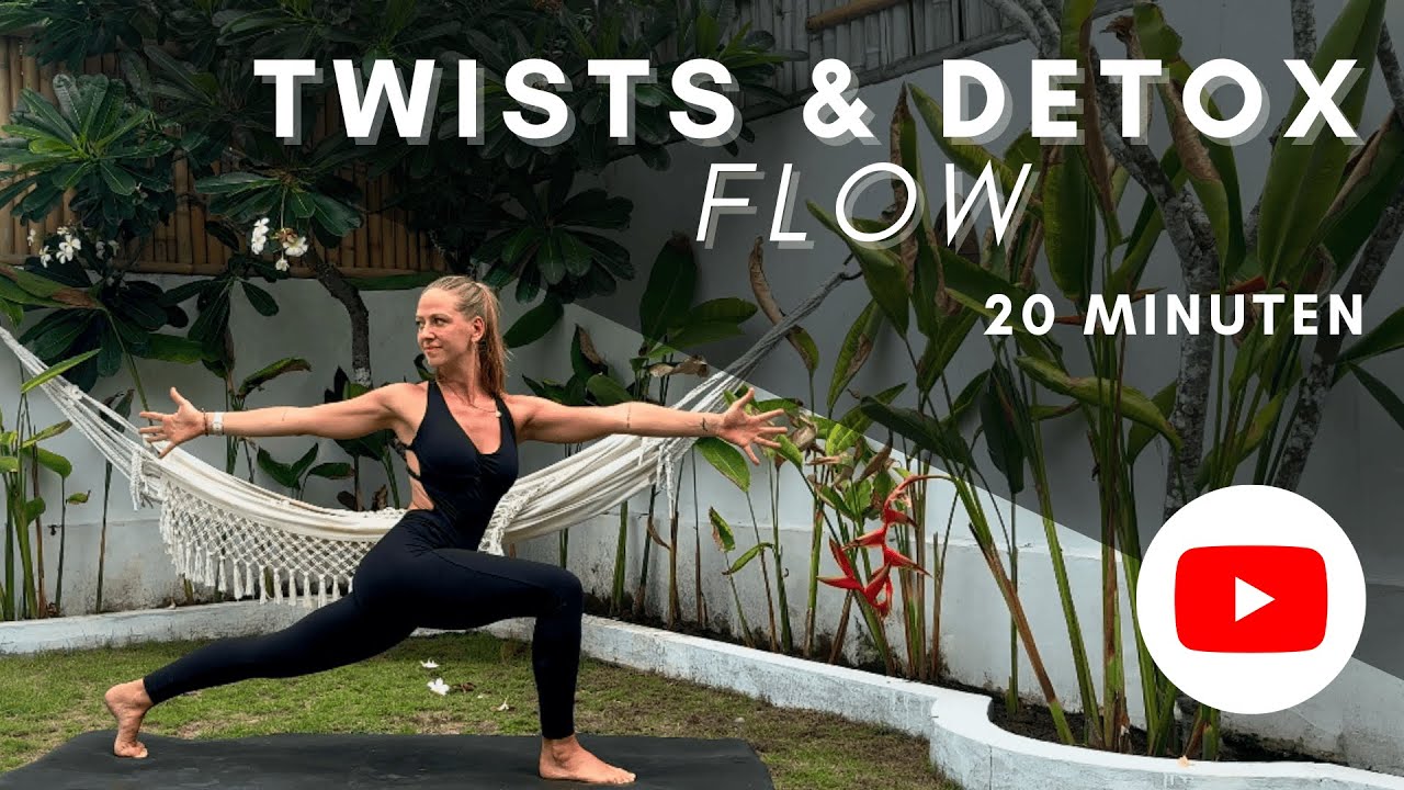 Twists & Detox - 20 Minuten Vinyasa Flow - Stoffwechsel & Verdauung anregen | Anfänger & Mittelstufe