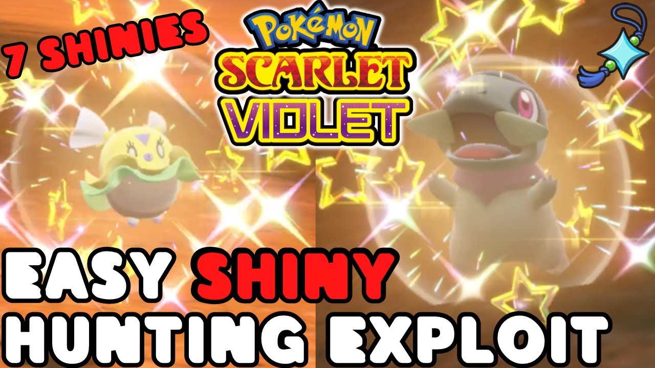 7 БЕЗУМНО простых эксплойтов SHINY HUNTS для покемонов Скарлет и Вайолет