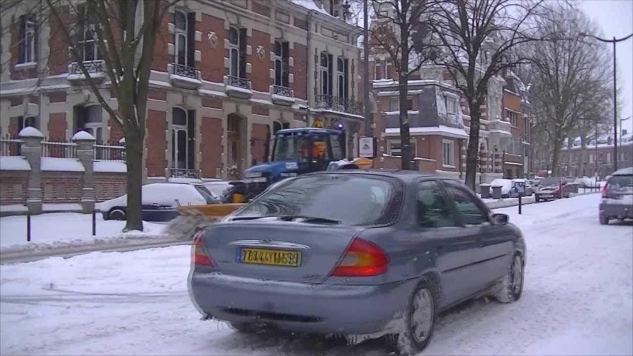 Neige sur Valenciennes - montage photos/vidéos