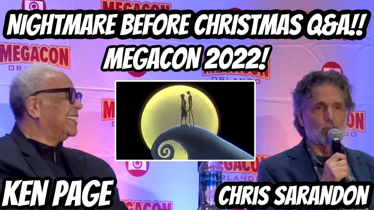 Nightmare Before Christmas Q&A Panel 2022 MegaCon Orlando! Chris Sarandon and Ken Page
