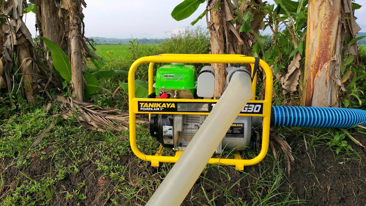 POMPA AIR 3 INCH. MESIN BENSIN KUBOTA 6.5 HP. TANIKAYA TWP-KG30 WATER PUMP