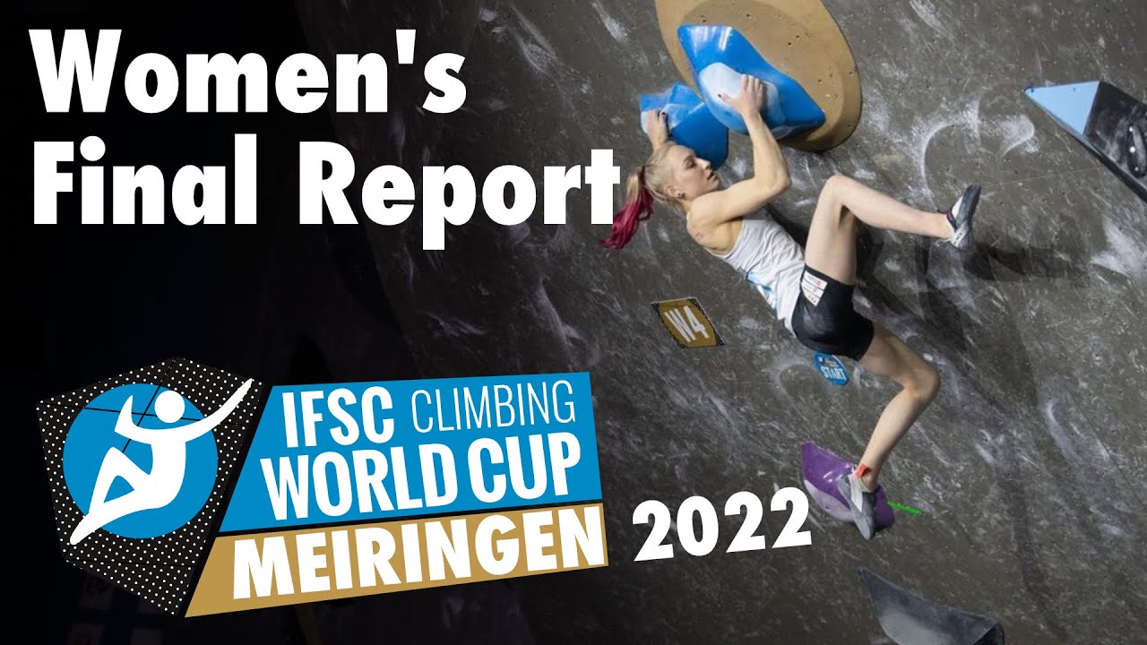 Women's Final Report by Beta Routesetting - IFSC Bouldering Meiringen 2022