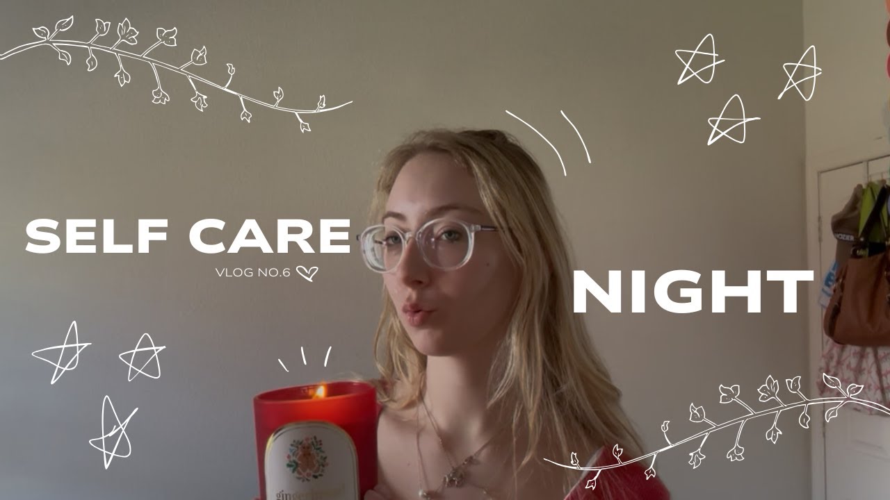 Self-Care Night! face masks, pj's, and journaling 😌🎧❄️