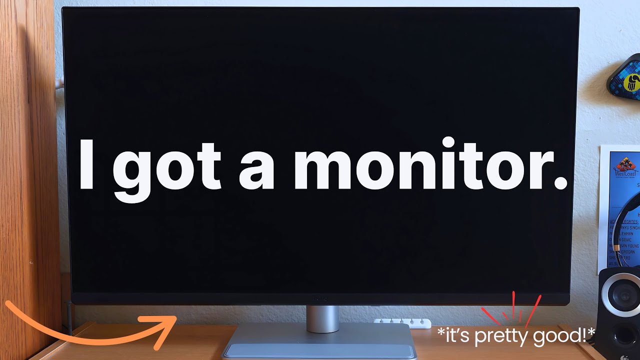 BenQ MA32OU unboxing for MacBook Pro