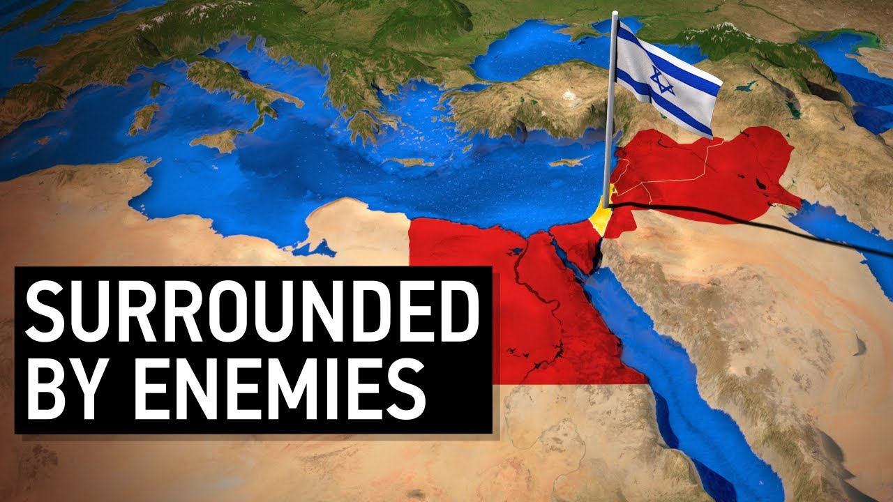 Arab-Israeli Wars on the Map: Palestine, Six-Day War, Yom Kippur War