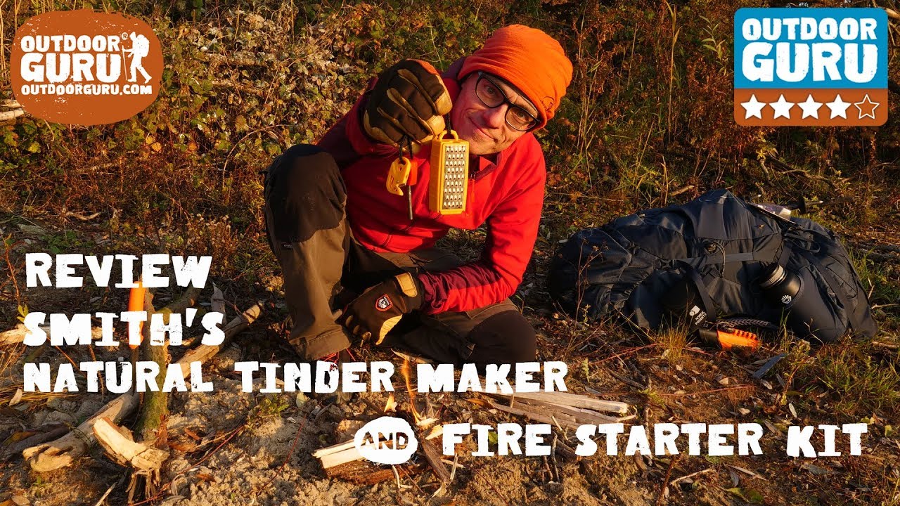 Review Smith’s Natural Tinder maker and Fire Starter Kit Review (English spoken)