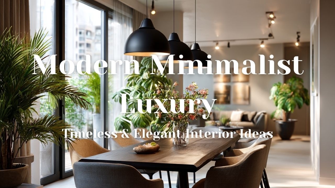 ✨Modern Minimalist Luxury Home Tour I  Timeless & Elegant Interior Ideas