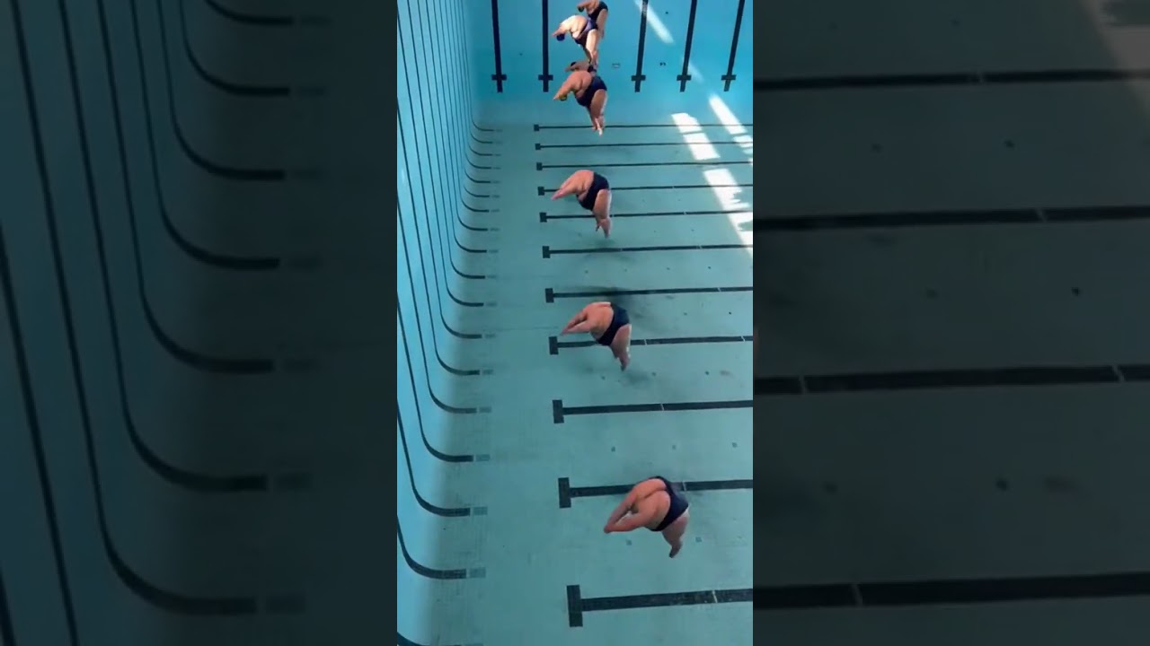This swim meet was a little different...