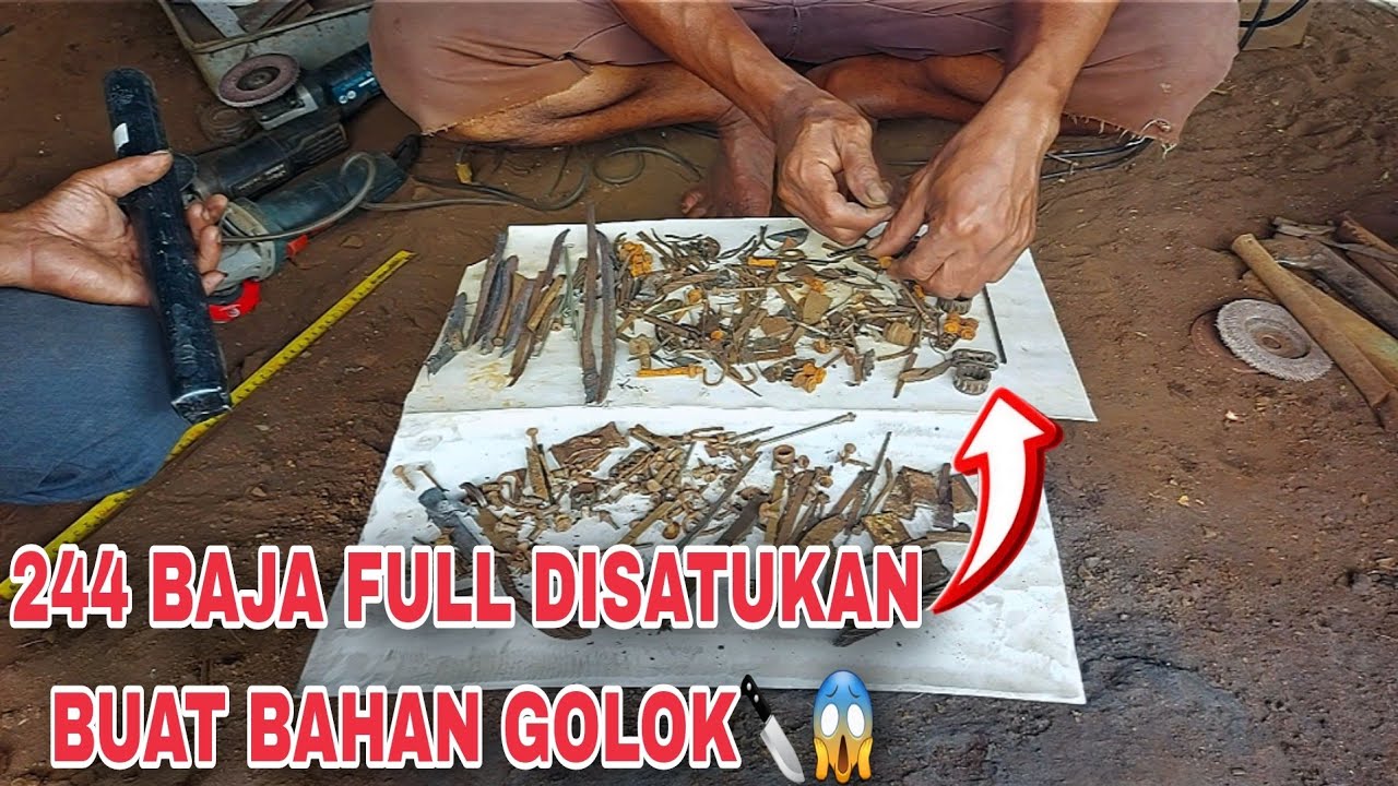 🔴Sejak Tahun 2005 Sampai Sekarang Baru Kali Ini Panre Tutu Menggabungkan Baja Sebanyak 244 Macam