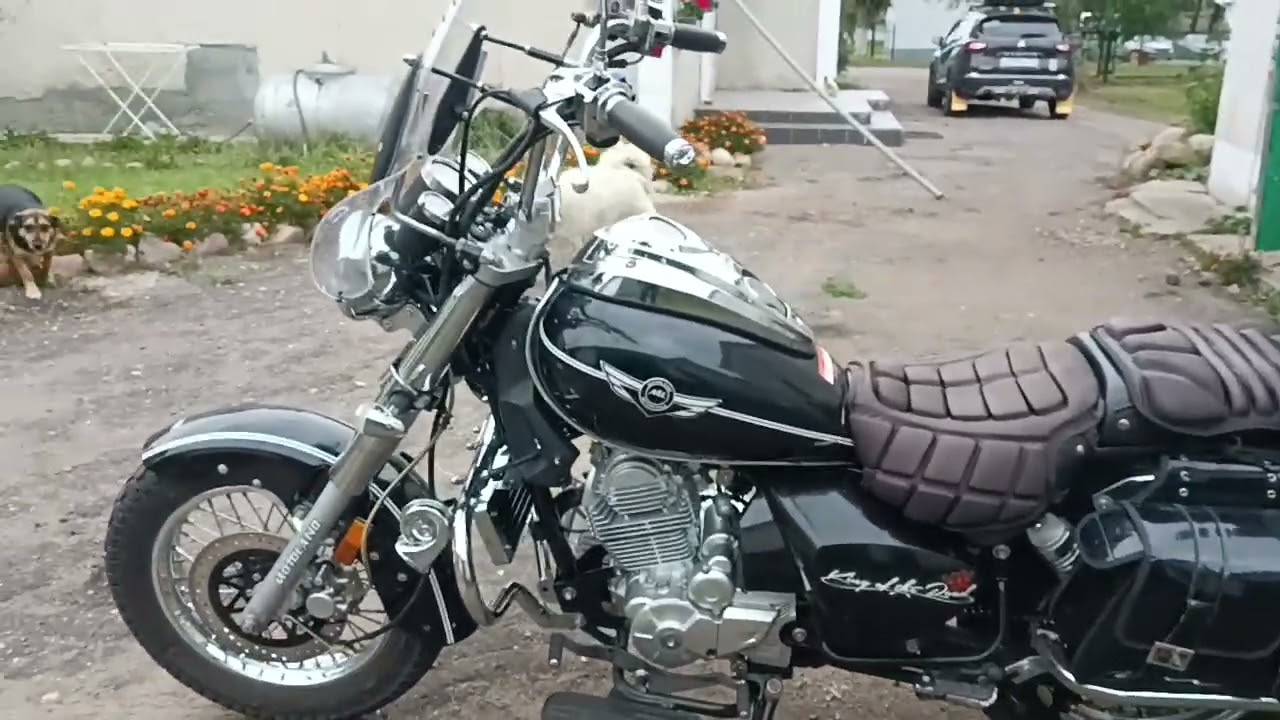 Новый мотор ,теперь Motoland Wolf 300