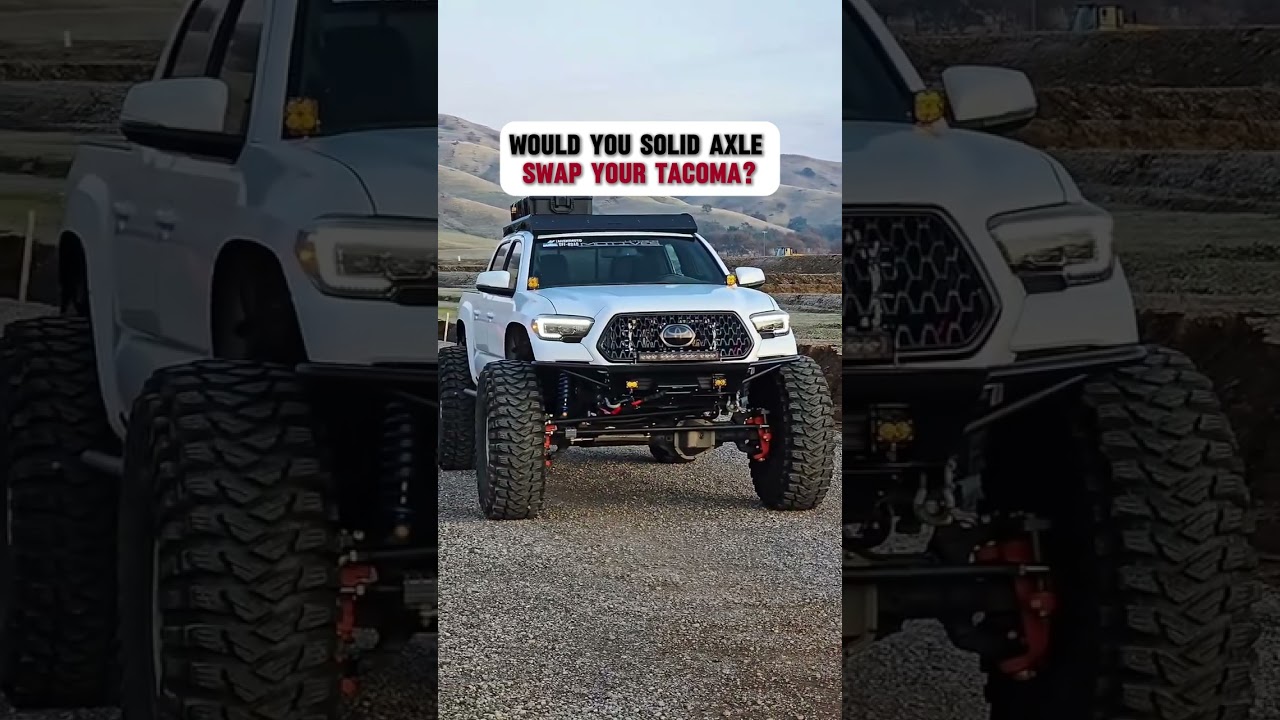 Solid Axle Swap A Tacoma #shorts