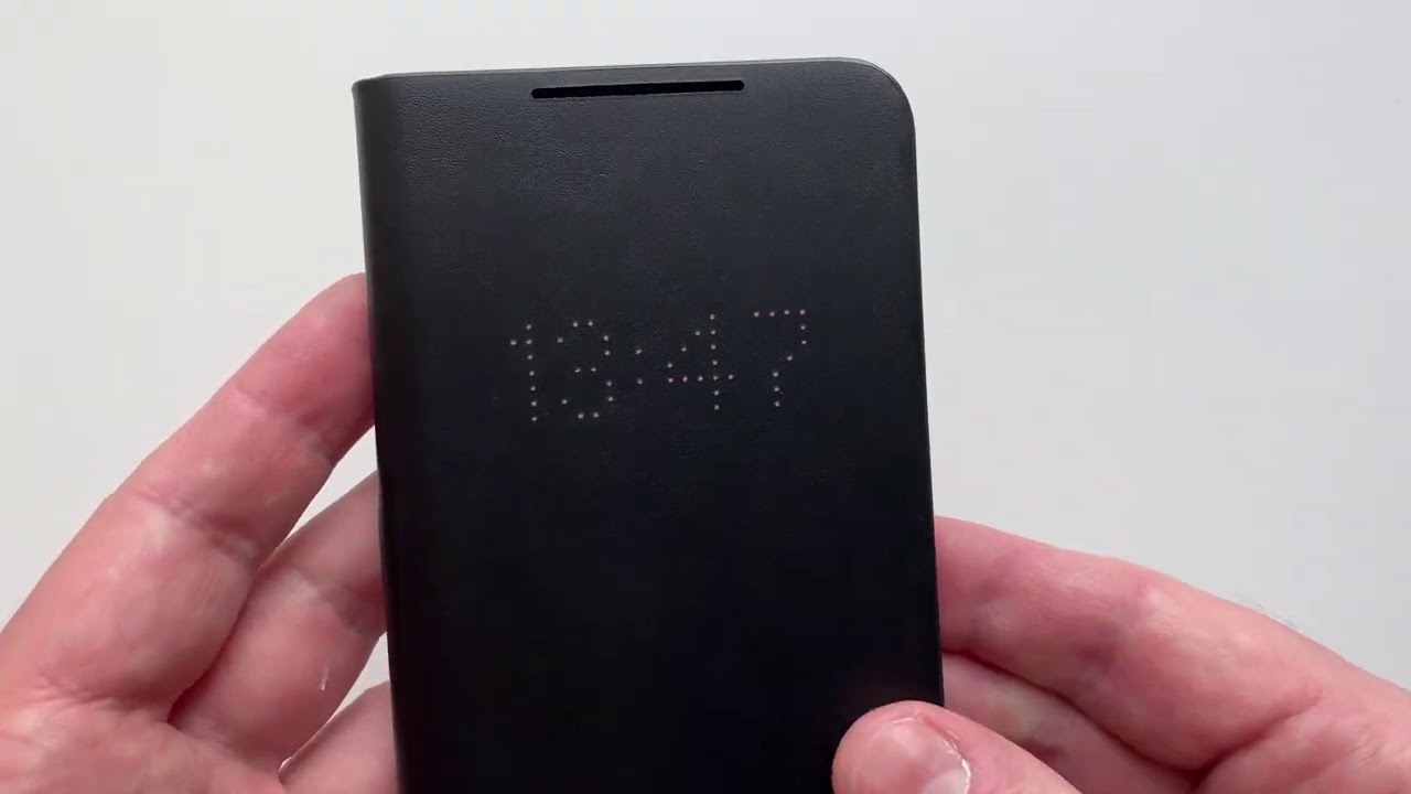 Samsung Galaxy S21 Plus Incoming Call in Smart LED View Cover Flip Case