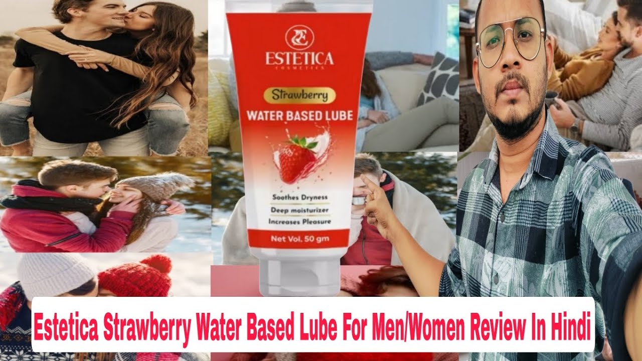 Estetica Strawberry Water Based Lube Review In Hindi 