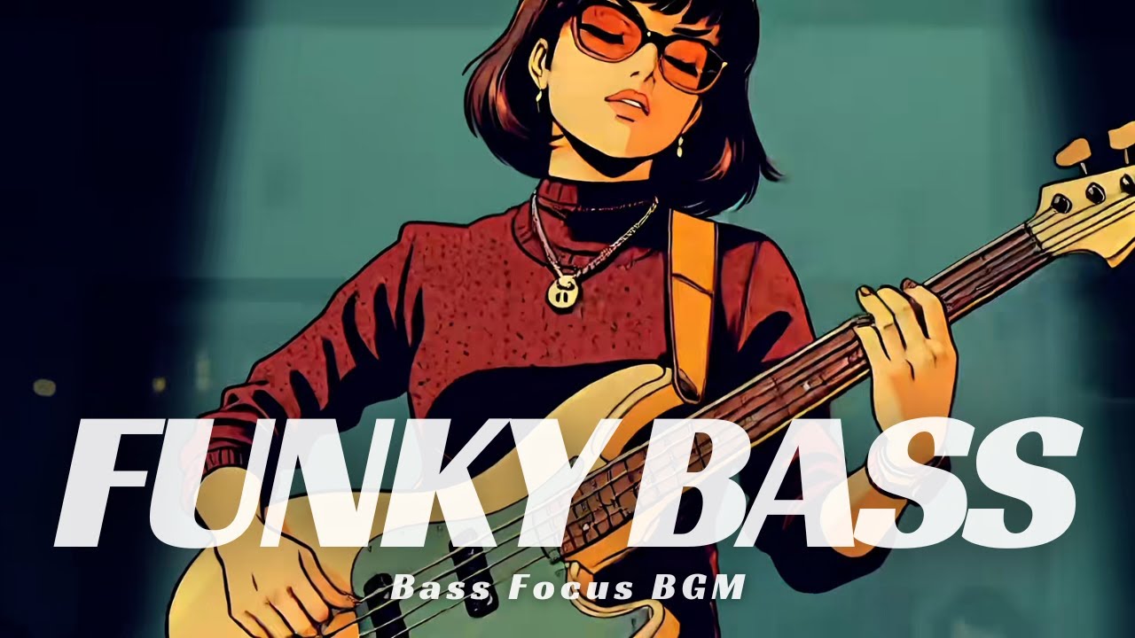 FUNK Bass BGM | Funky Slap Bass Groove for Focus & Energy