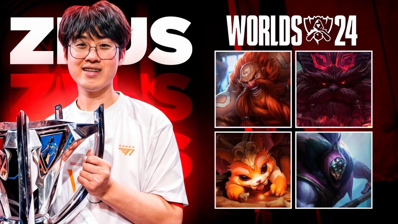 Everything ZEUS did at WORLDS 2024 | 2x World Champion 🏆 Highlights