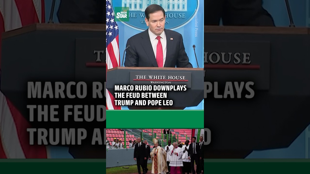 Marco Rubio Downplays the Feud Between Trump and Pope Leo