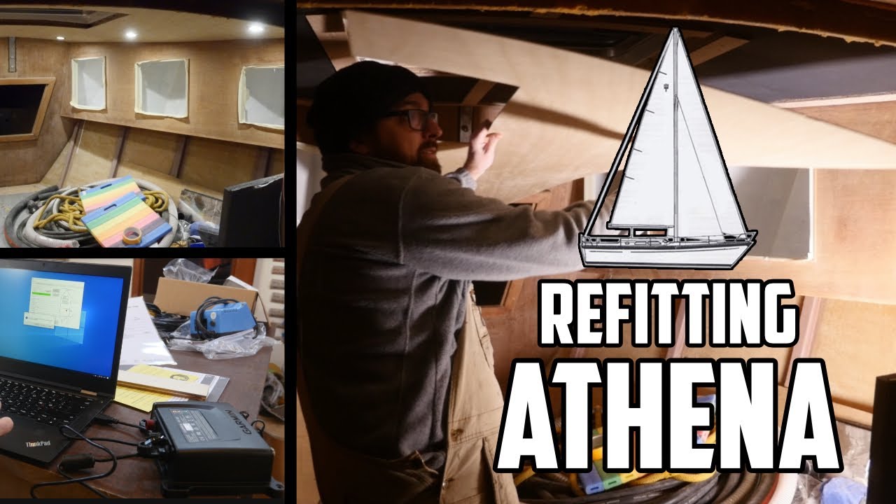 Sail Life - Headliner and Garmin AIS 800 (AIS transponder) - DIY sailboat project