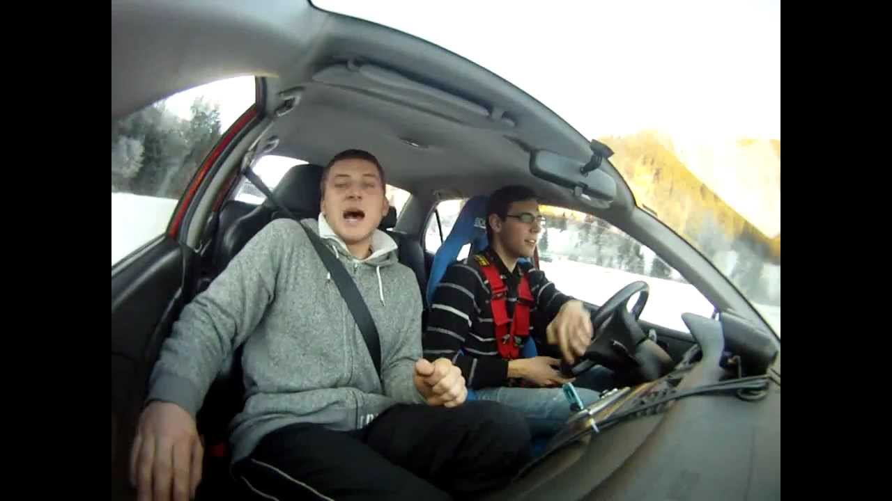 Hauptsache quer! - Eine Runde mitm Evo 8 auf Eis...