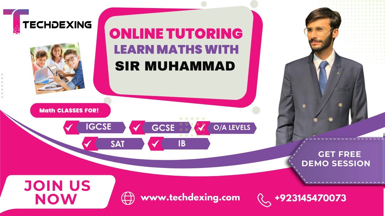 ONLINE TUTORING LEARN MATHS WITH SIR MUHAMMAD | Tech Dexing