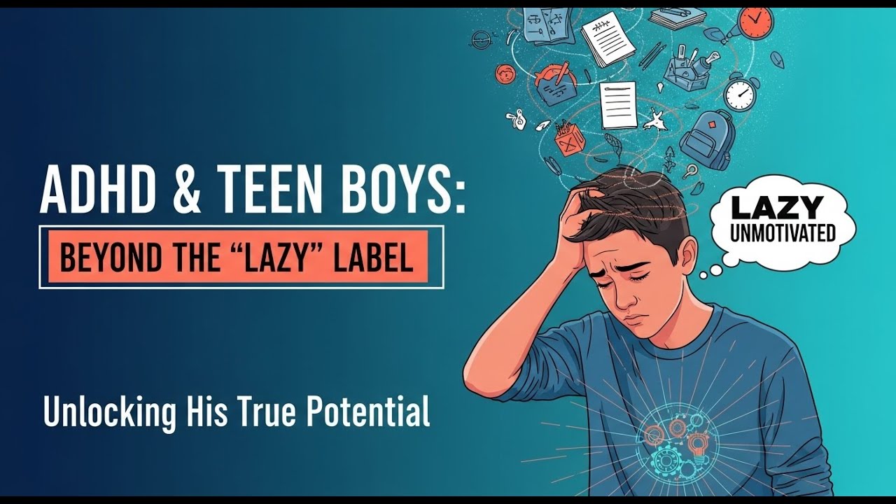 ADHD Teen Boys Are NOT Lazy! What Parents Need to Know To Help