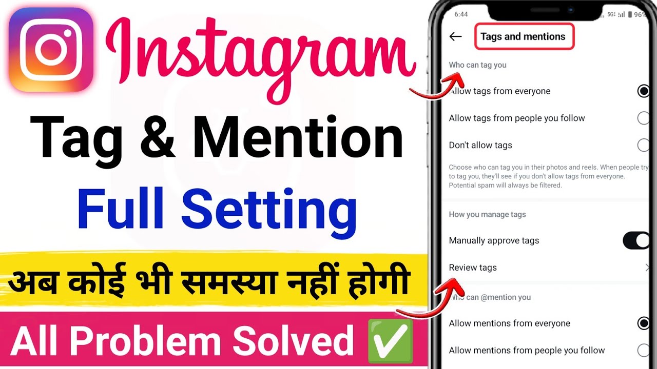Instagram Tag And Mentions Setting 2025 | Instagram Tag Setting | Instagram Mention Setting