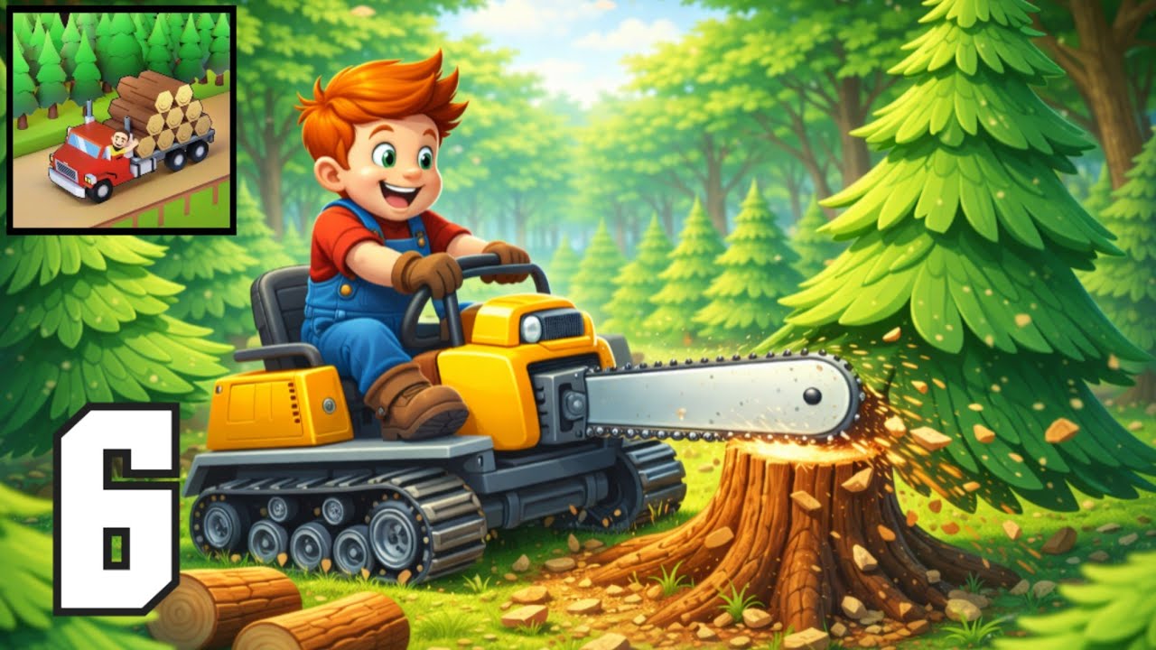 Wood Manager - Gameplay Walkthrough  - Collecting Woods (iOS, Android) Part-6