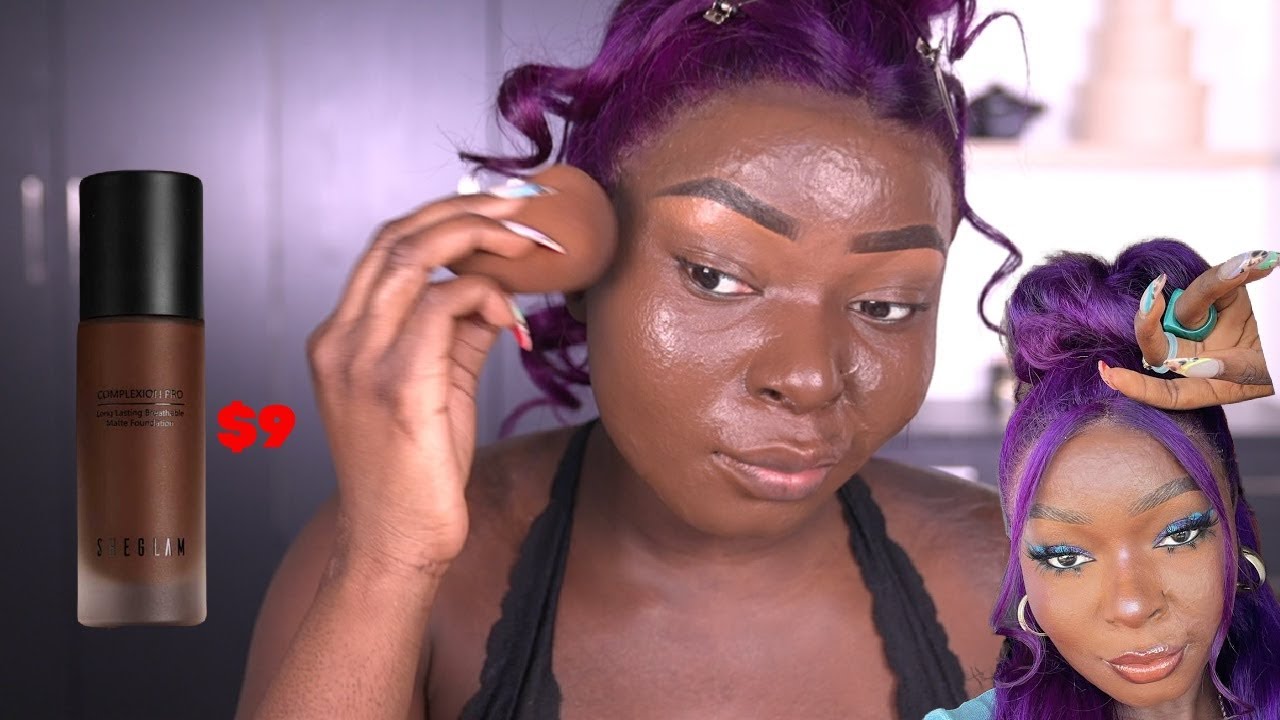 UMMMn...TRYING SHEIN SWEAT AND WATERPROOF FOUNDATION | Shalom Blac