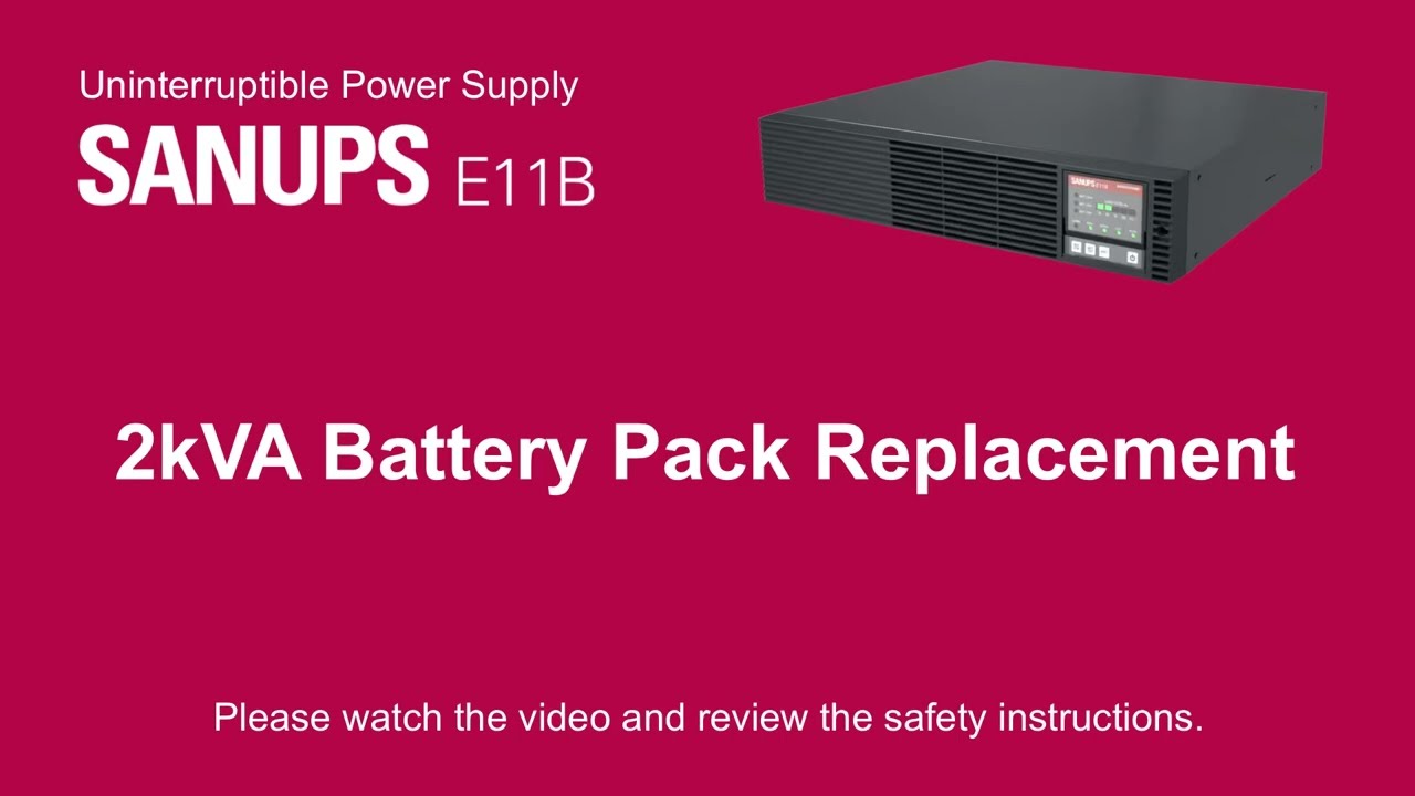 SANUPS E11B - 2kVA Battery Pack Replacement