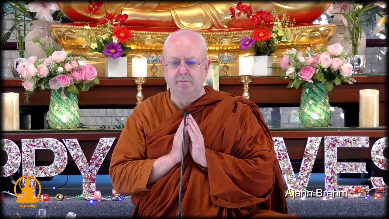 Chanting - Homage to the Buddha, 3 Refuges, 5 Precepts and 8 Precepts | Ajahn Brahm | 3 May 2020