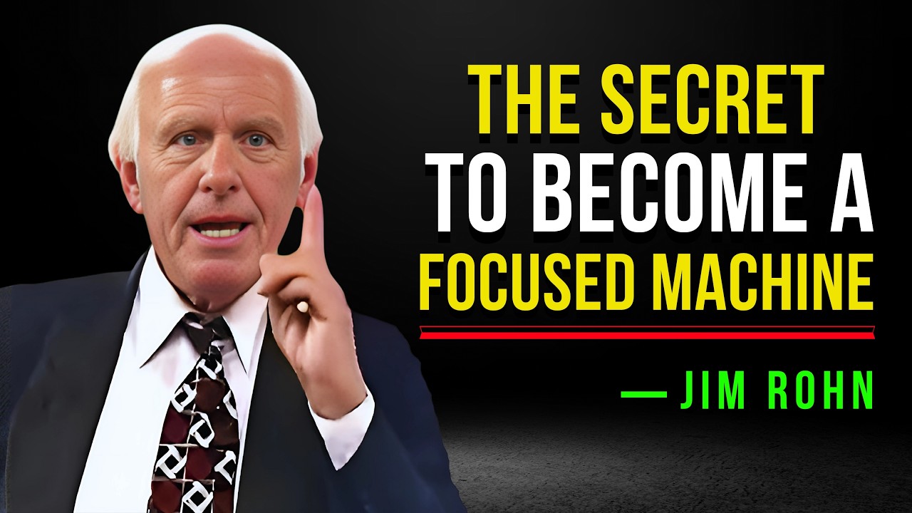 Master The Secret to Becoming a Focused Machine - Jim Rohn Motivation
