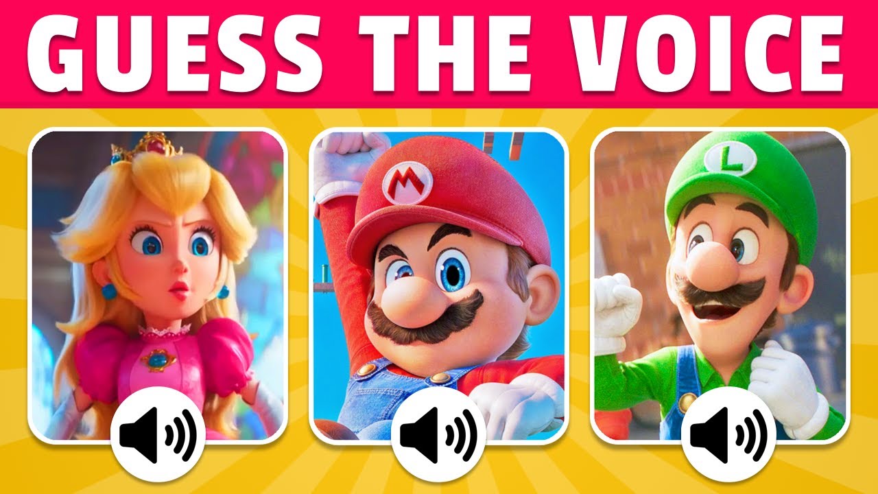 Guess The Mario Characters By Their Voice...! 🍄🍄 #2