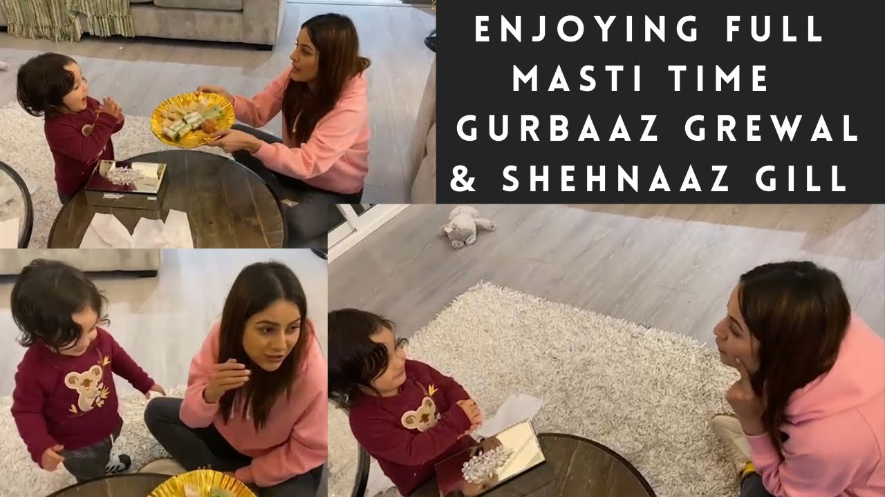 Enjoying Full Masti Time | Gurbaaz Grewal & Shehnaaz Gill | Humble Kids #shehnaazgill
