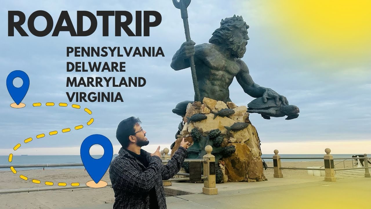  সমুদ্রের নিচে টানেল! 😱 | Driving UNDER the Sea?! 🌊 | Philadelphia to Virginia Beach Roadtrip