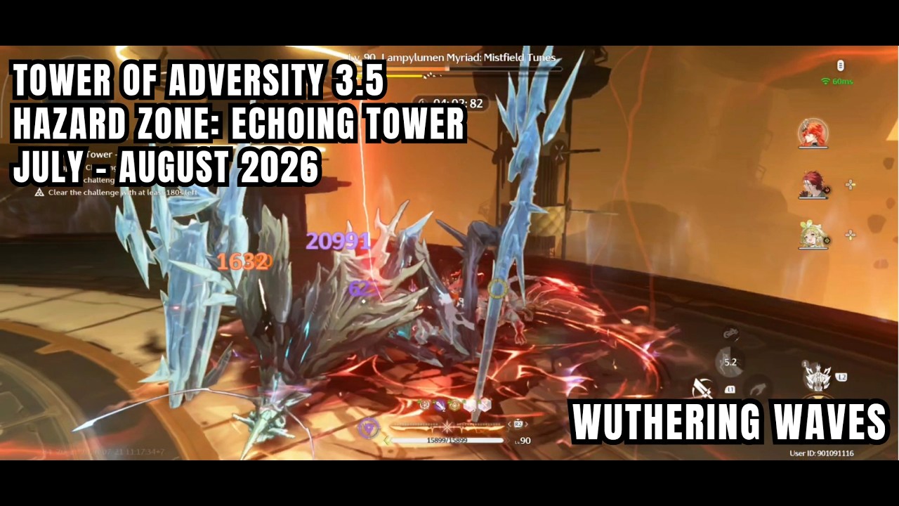 [Wuthering Waves Tower Of Adversity] Hazard Zone: Echoing Tower - July / August 2026 ToA 3.5 3.6