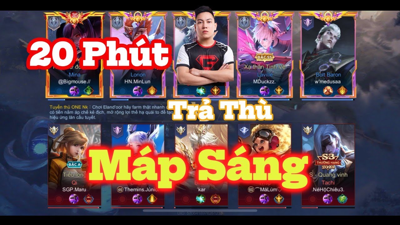 20 Phút Rank Đơn   MSuong Chinh Phục Billow Máp Sáng Với Thách Đấu TOP 35