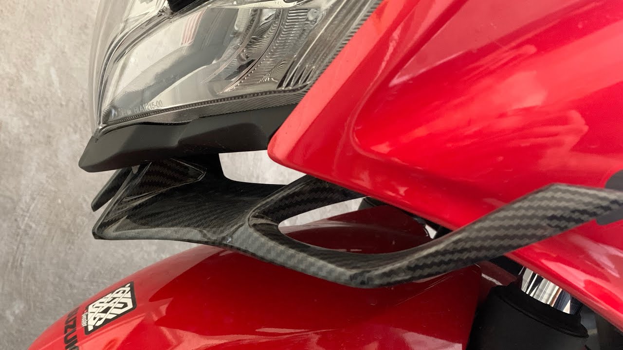Como poner aleron ( winglet ) en suzuki gixxer sf 150/250