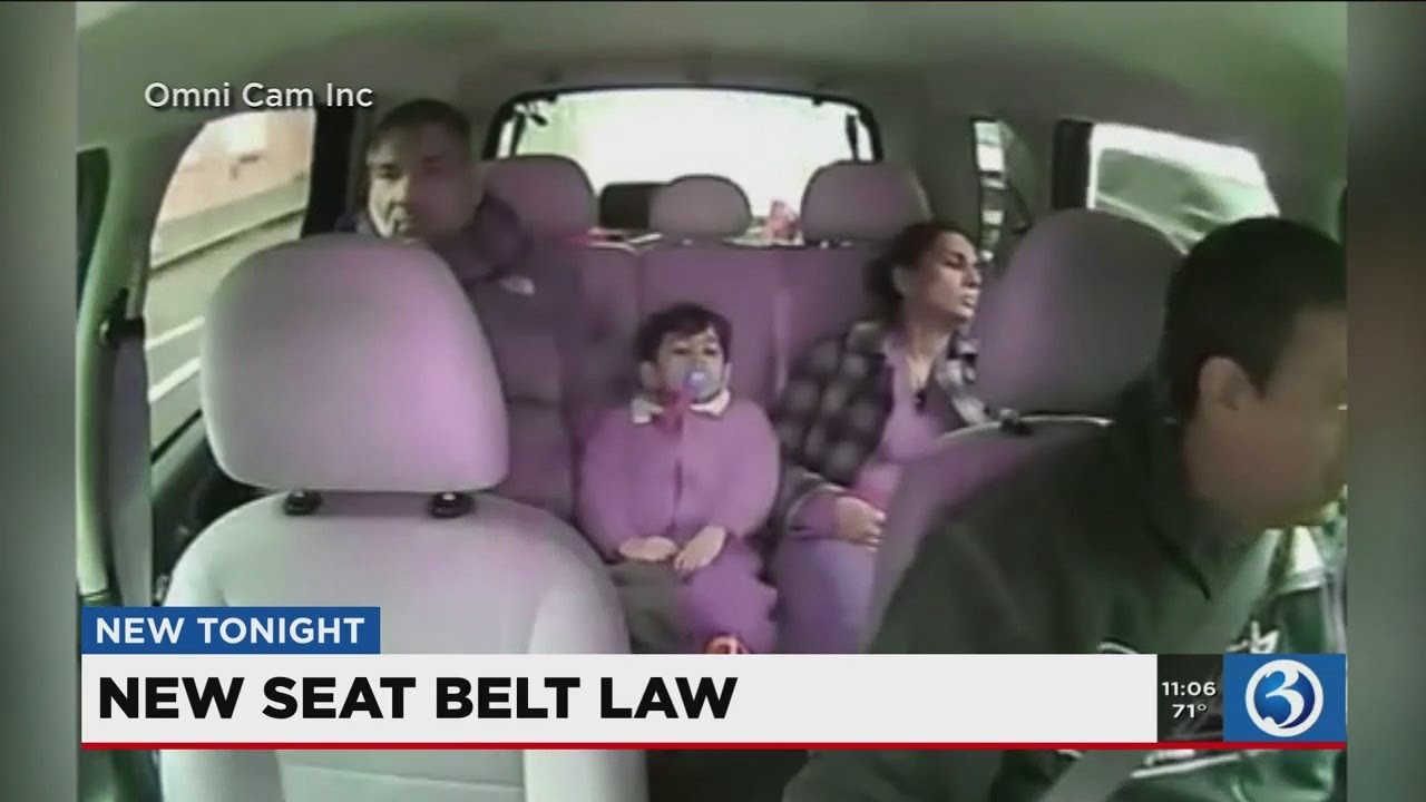VIDEO: Lamont signs bill mandating rear seatbelts for adults