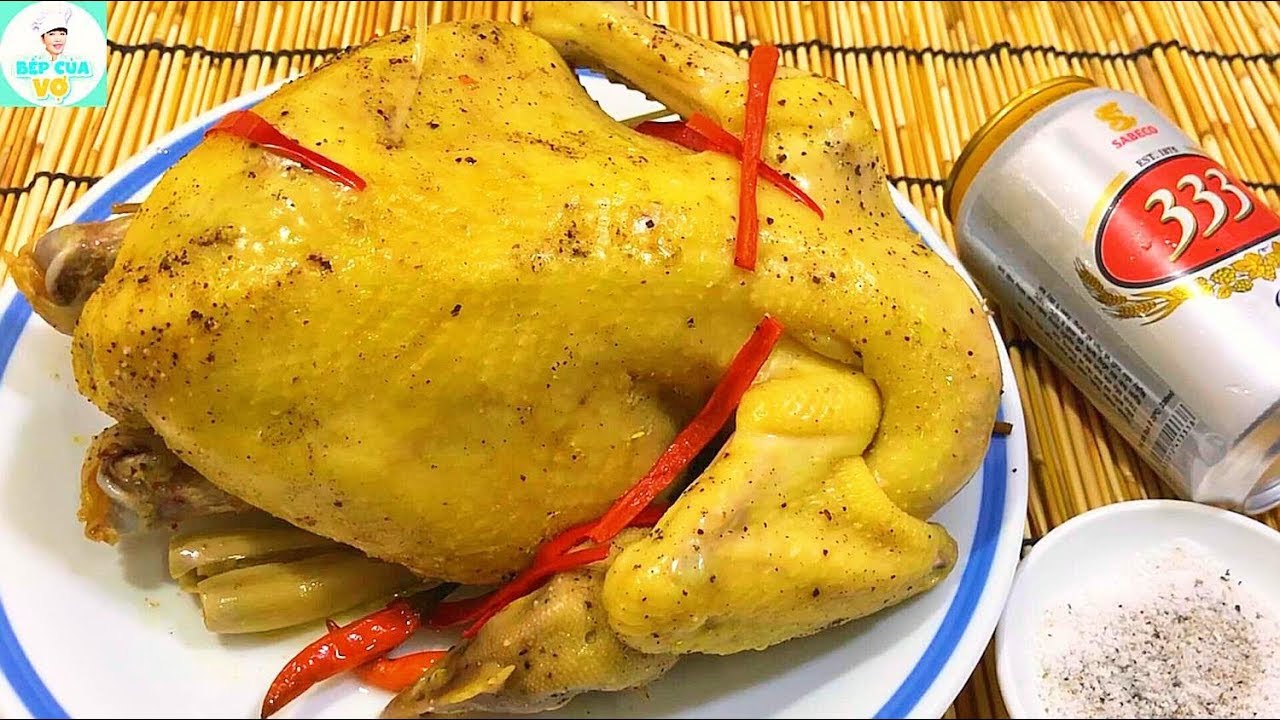 GÀ HẤP BIA | Cách hấp gà với bia cực đơn giản | Bếp Của Vợ