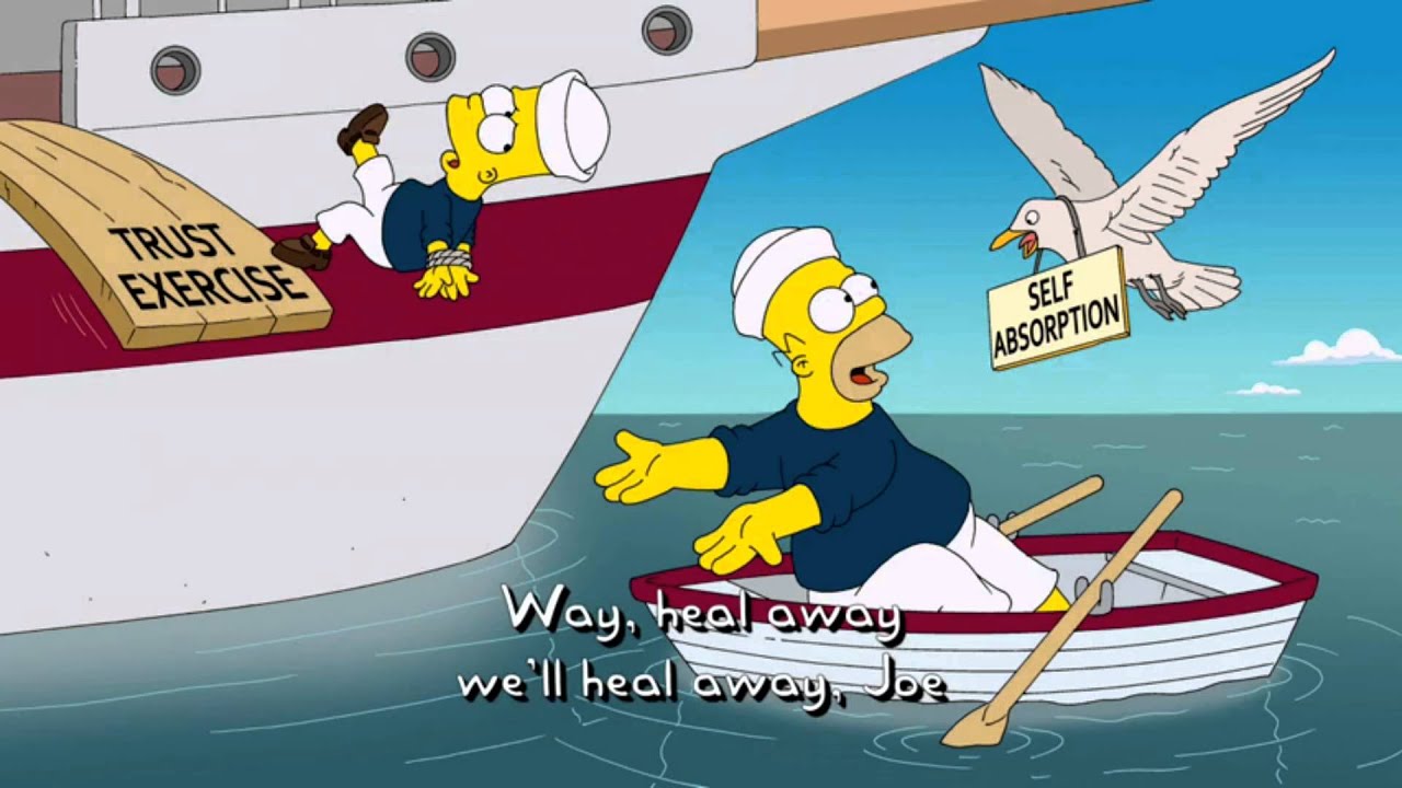 The Simpsons Heal away Joe