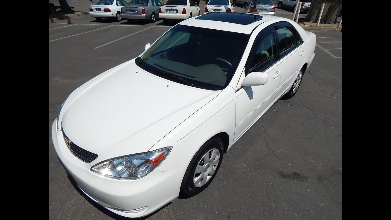 Видеообзор Toyota Camry LE 2003 года выпуска