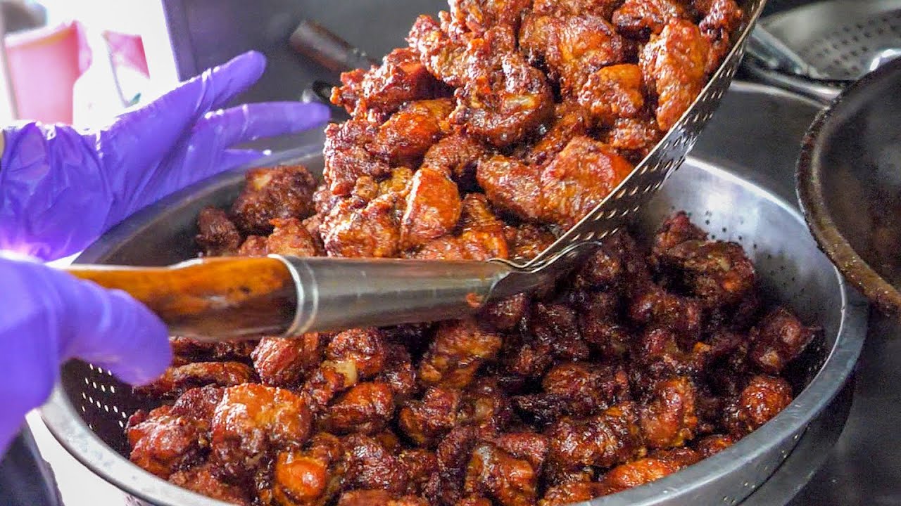 Вкусный! Популярный суп с лапшой и жареными свиными ребрышками, тайваньским клейким рисом