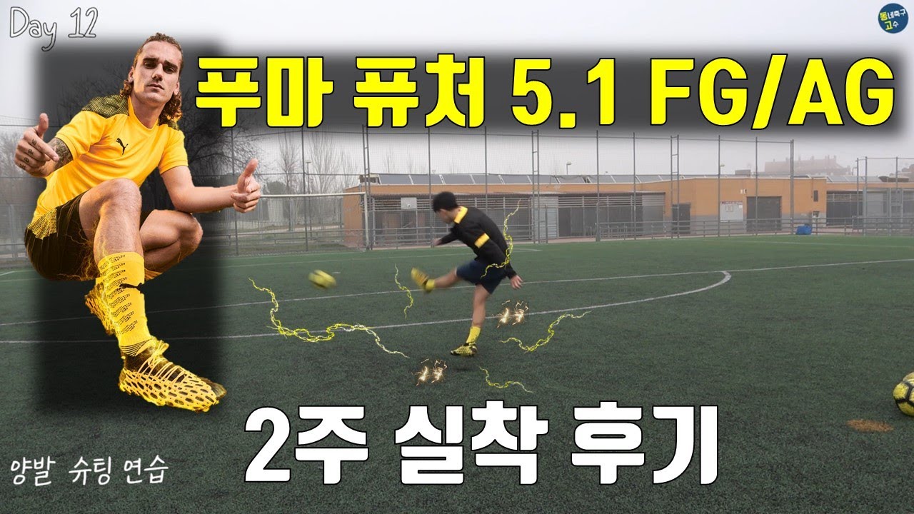 푸마의 꿀벌 축구화?! 작정하고 2주 동안 신어봤습니다(푸마 퓨처 5.1 FG/AG)